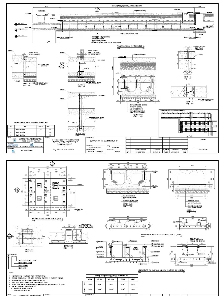Civil Structural Engineering Reinforcement Drawings